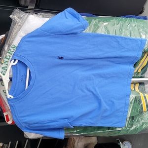 Polo Ralph Lauren youth shirt baby blue size 8 small EUC